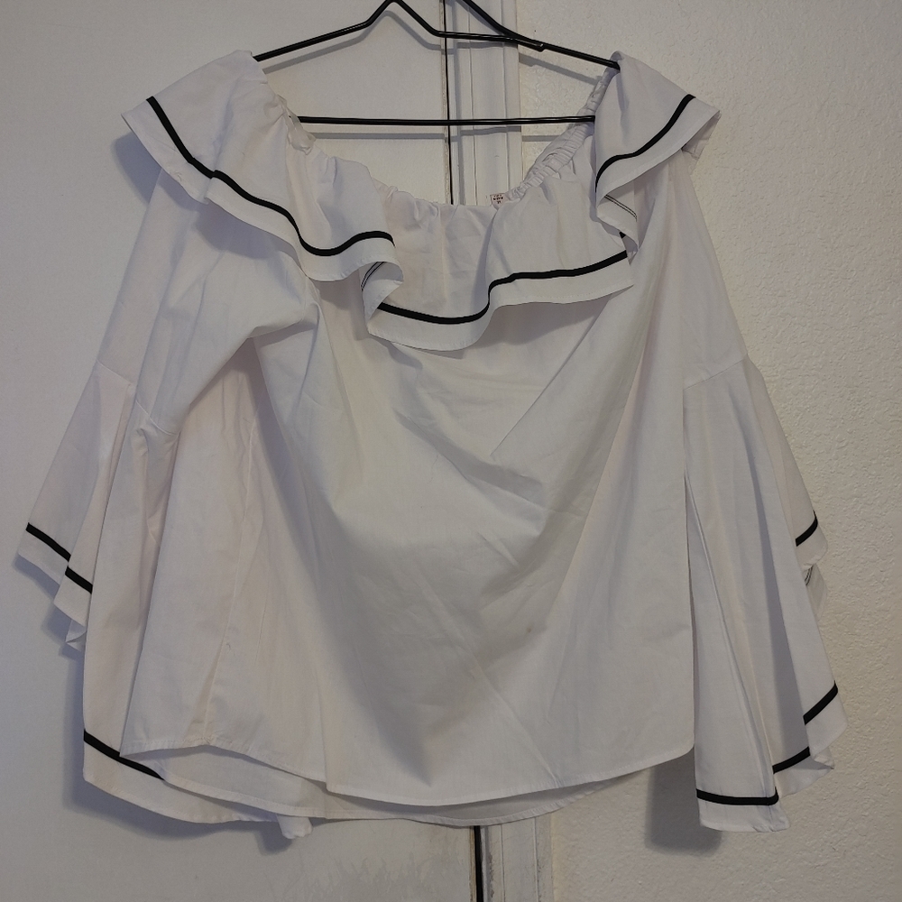 Nanette Leper Short off the Shoulers